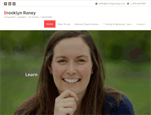 Tablet Screenshot of brooklynraney.com